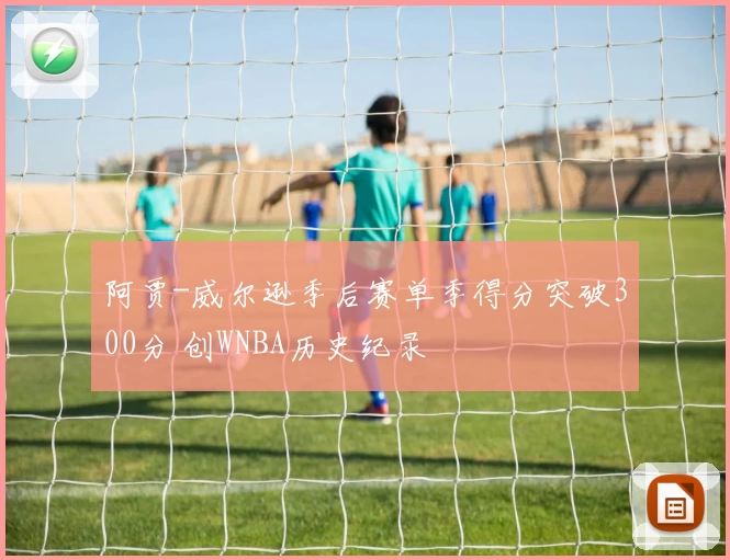 阿贾-威尔逊季后赛单季得分突破300分 创WNBA历史纪录