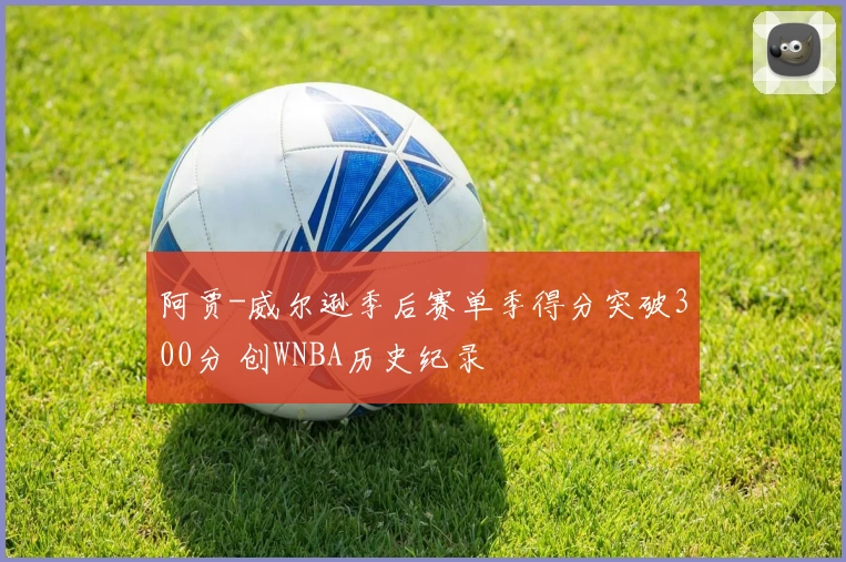 阿贾-威尔逊季后赛单季得分突破300分 创WNBA历史纪录